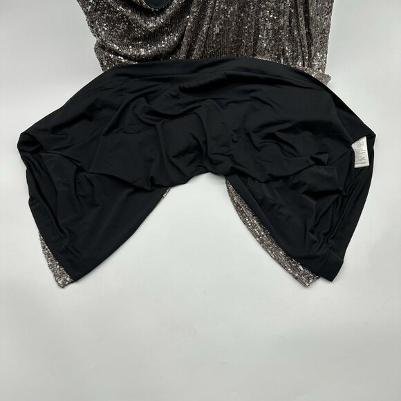 The Drop Padma Women's Plus Size 5X Pewter Sequin Cut-Out Midi Party Dress NWT - Picture 8 of 14